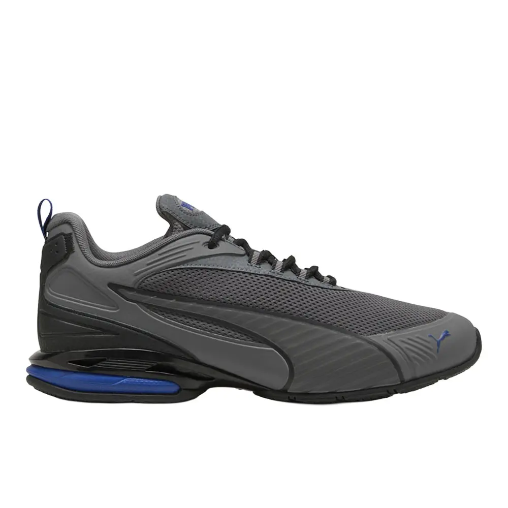 PUMA Mens Magnetic Lace Up Running Sneakers Shoes - Grey