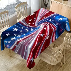 2D Flat Party Tablecloth 1pc, Floral Print, Ideal for Home Gatherings, Picnics, Weddings, Birthdays, Kitchen & Outdoor Decor, Festive Gift
