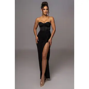 Black Tara Drape Skirt