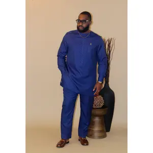 Royal Blue Pinstripe 2-Piece Senator Set