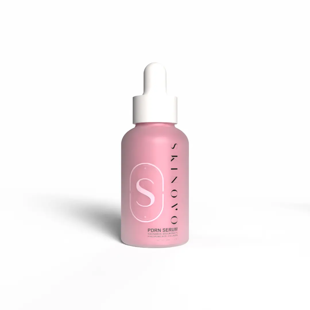 PDRN Salmon DNA Repair Serum to Restore Firmness - Lightweight Calming Face Serum with Hyaluronic Acid, Peptides & Turmeric, Radiance, Smoother, Plump Skin, Silky, Soft Skin, All Skin Types