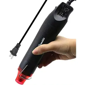 6.56FT Long Heat Gun, Updated Version Mini Handheld Hot Air Gun, Electric 300W Portable Heat Gun for DIY Craft Embossing, Shrink Wrapping PVC, Drying Paint, Clay, Rubber Stamp