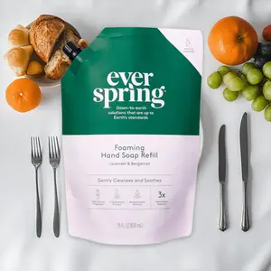 Lavender Bergamot Foam Hand Soap Refill 28fl oz - Plant-Based Hand Soap Refill, 28 Ounce, Everspring