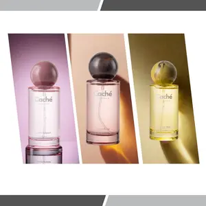 Caché Fragrance | Ombre Élégant + Midnight Noir + Ambre Boisé |  Obsidian Amber Trail Trio | Eau De Parfum (3 x 1.7oz / 50ml)