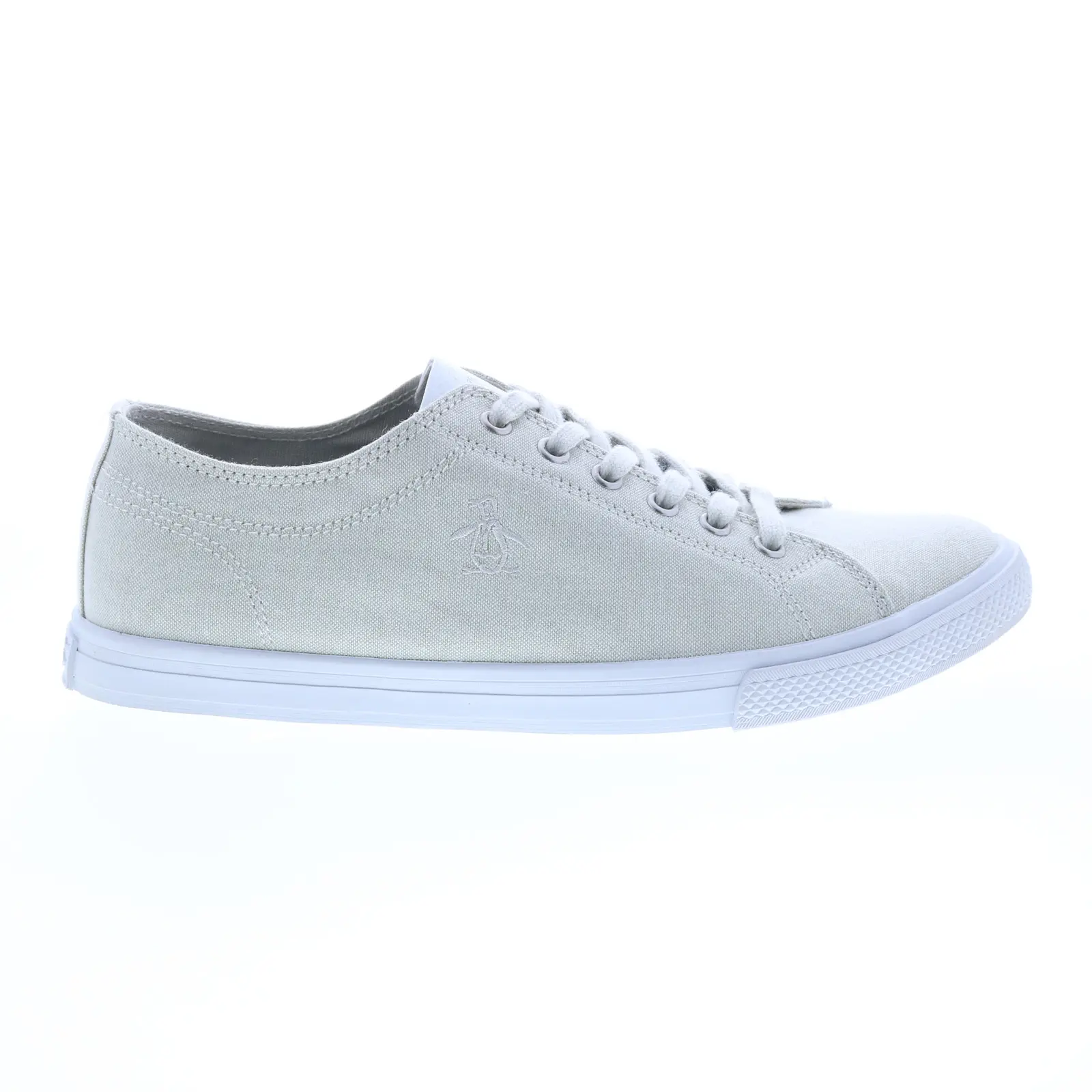 Original Penguin Petey Stripe Lace PG00004 Mens Gray Lifestyle Sneakers Shoes