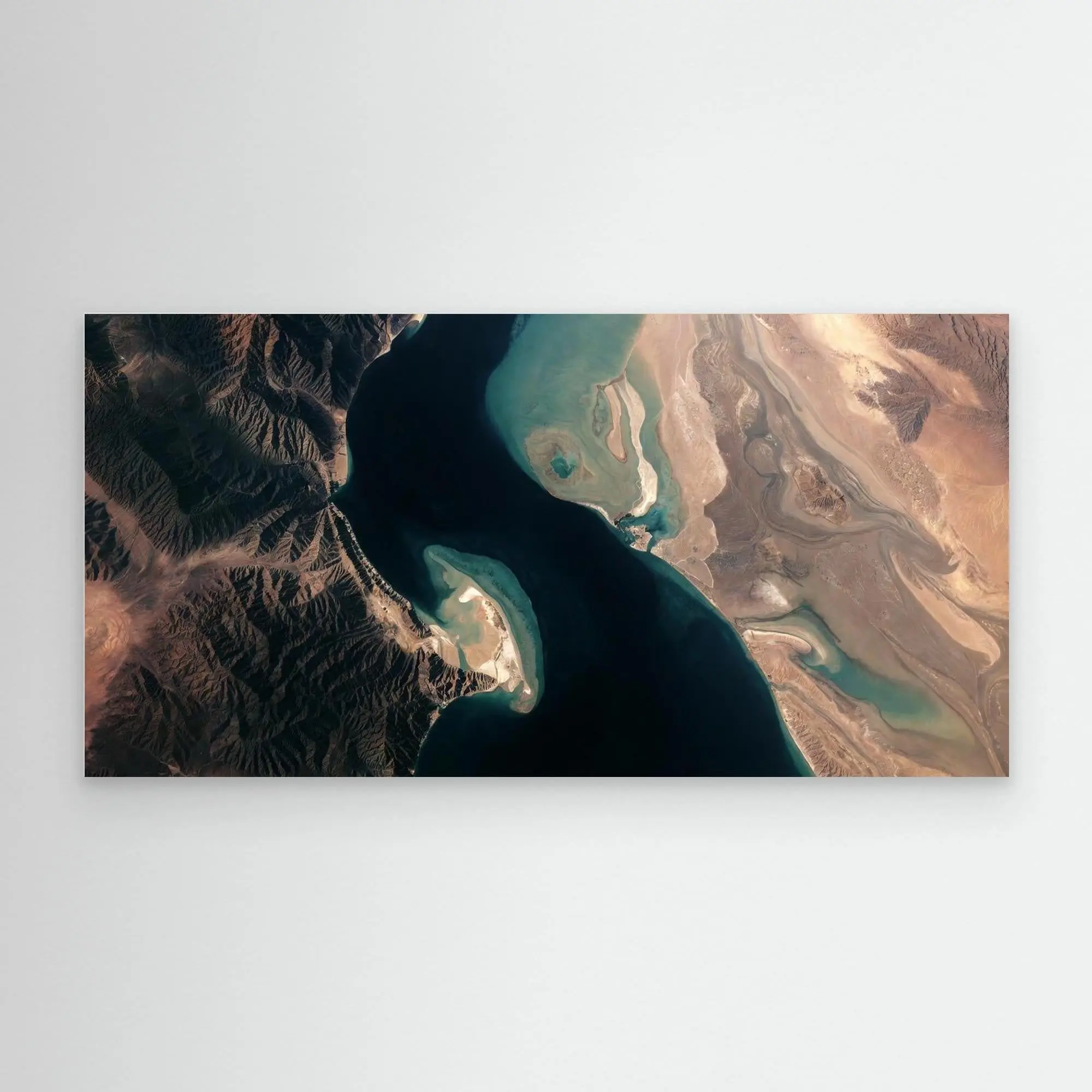 Narrow Passage – Strait of Hormuz Aerial Wall Art