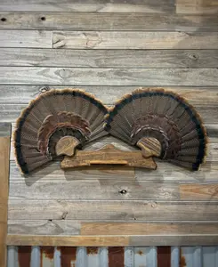 Double Fan Mount (w. Shelf & 7 beard/spur hooks)
