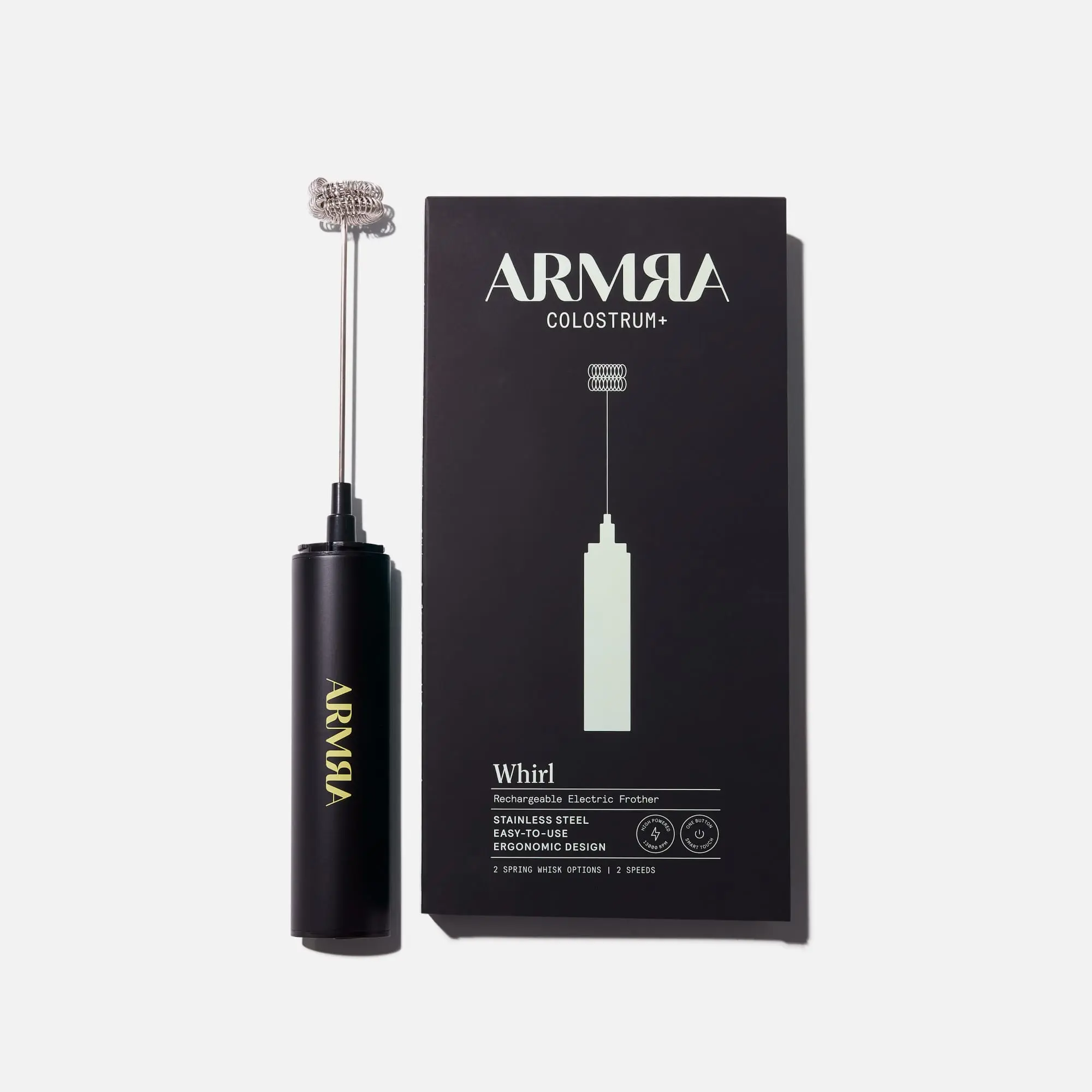 The ARMRA Performance Whirl Beverage Frother
