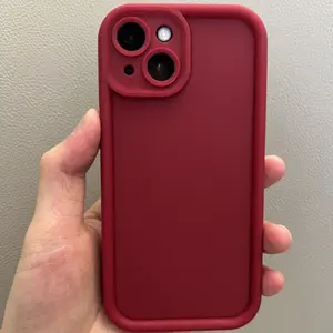 【Cute Phone Case】Dopamine Candy Color Phone Case for iPhone 17 16 15 14 13 12 11 XS Max XR X, Cute Aesthetic Matte Soft TPU Cover, Shockproof Anti-Fingerprint Anti-Slip Slim Lightweight, Full Body Protection Case for Women Girls