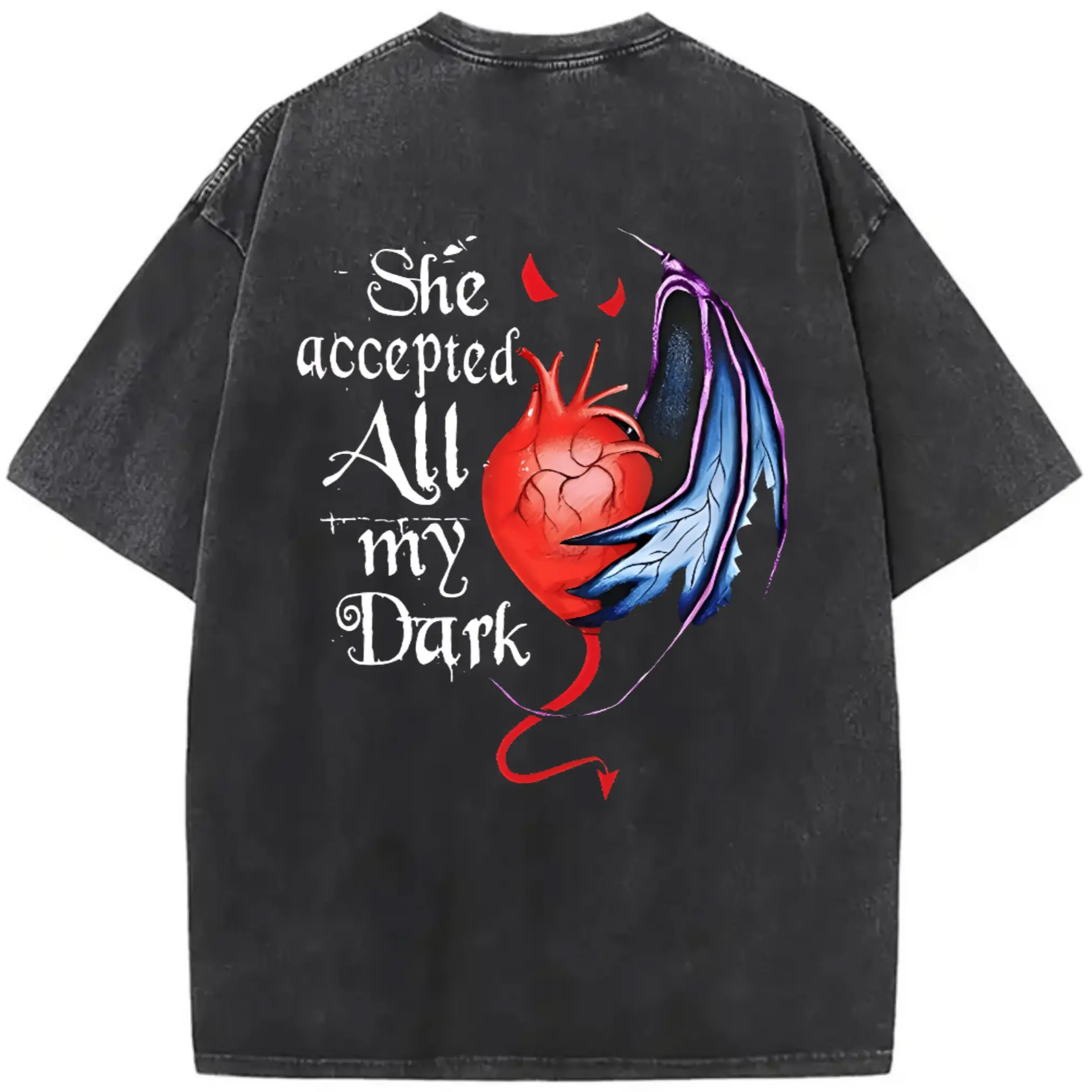 Men's Washed Tee Black