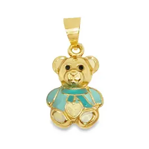 14k Bear Pendant