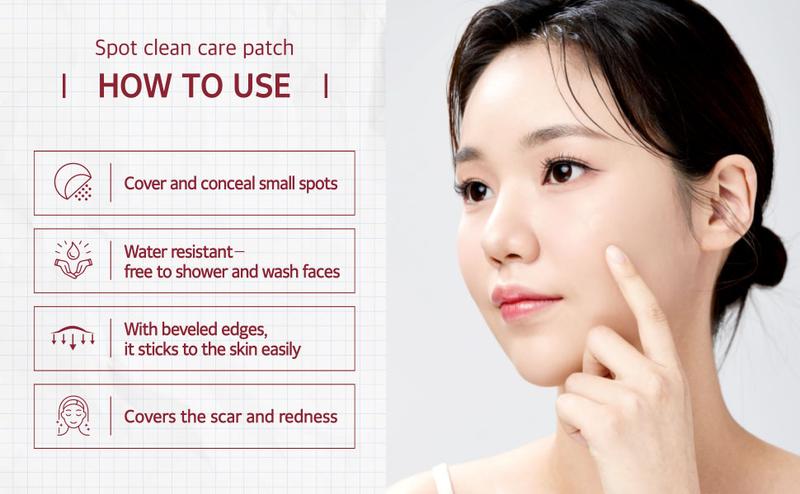 [mixsoon Official Shop] Spot Cleancare Patch (84 Patches) - Pimple Seamless Patches to Cover and heal Troubled Spots