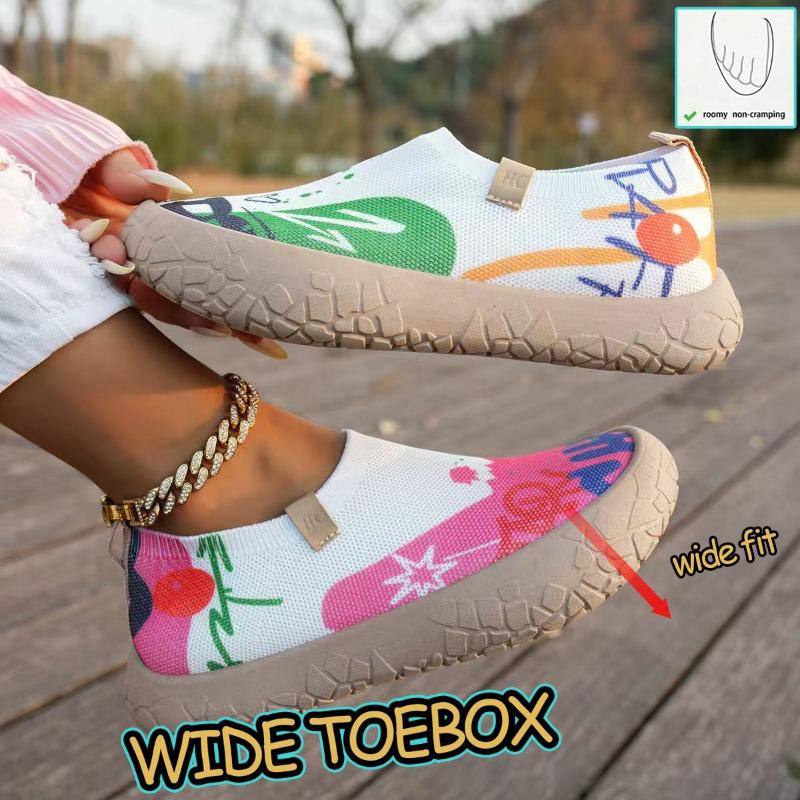 Women'S Round Toe Soft Sole Comfortable Casual Athletic Shoes - Barefoot Shoes, Women Shoes, Sneakers