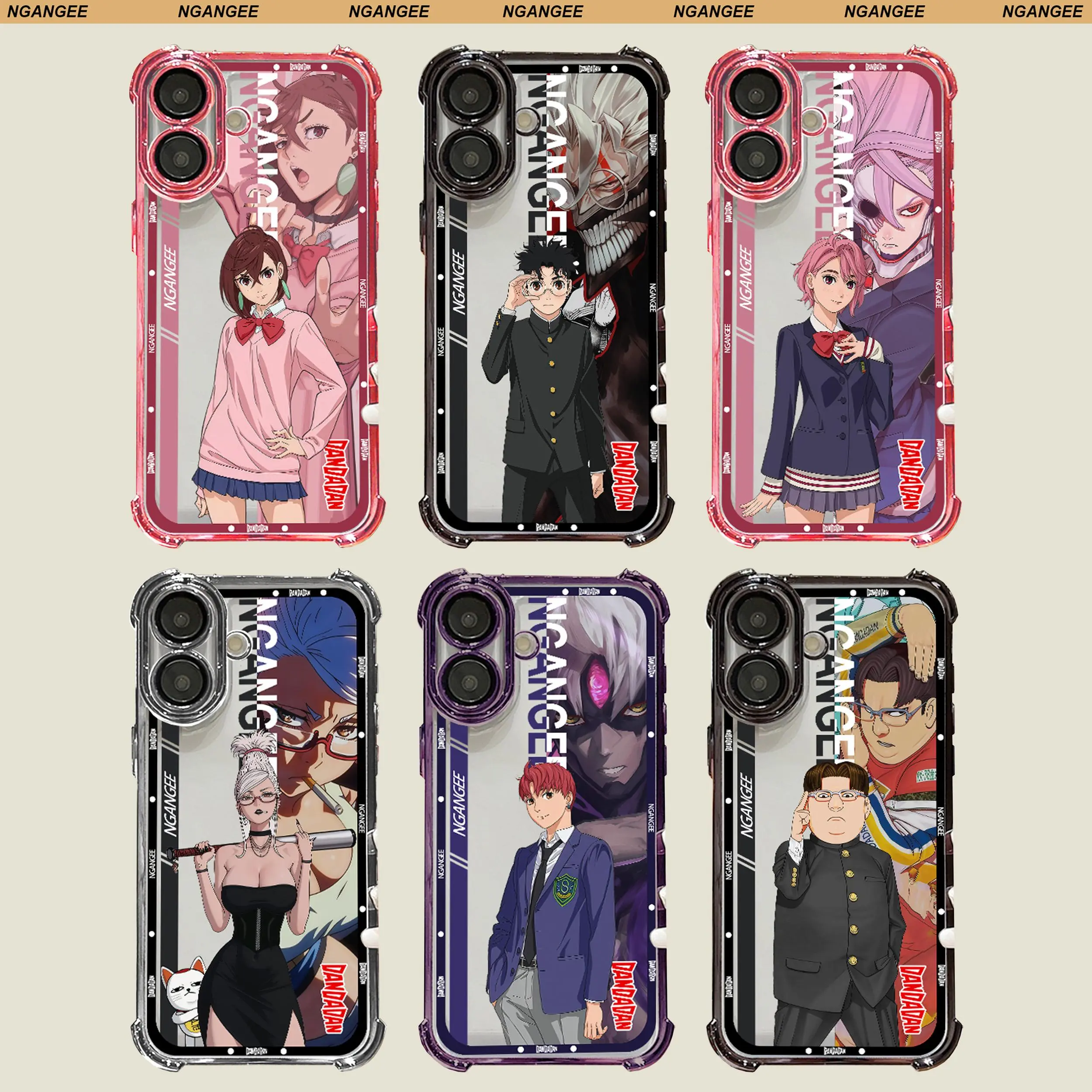 DANDADAN Anime-Style Case for Samsung And iPhone fit Galaxy S22 S23 S24 S25 S24ULTRA and iPhone 17 17AIR 17 PRO MAX 11 12 13 14 15 16 PLUS DAD1-6
