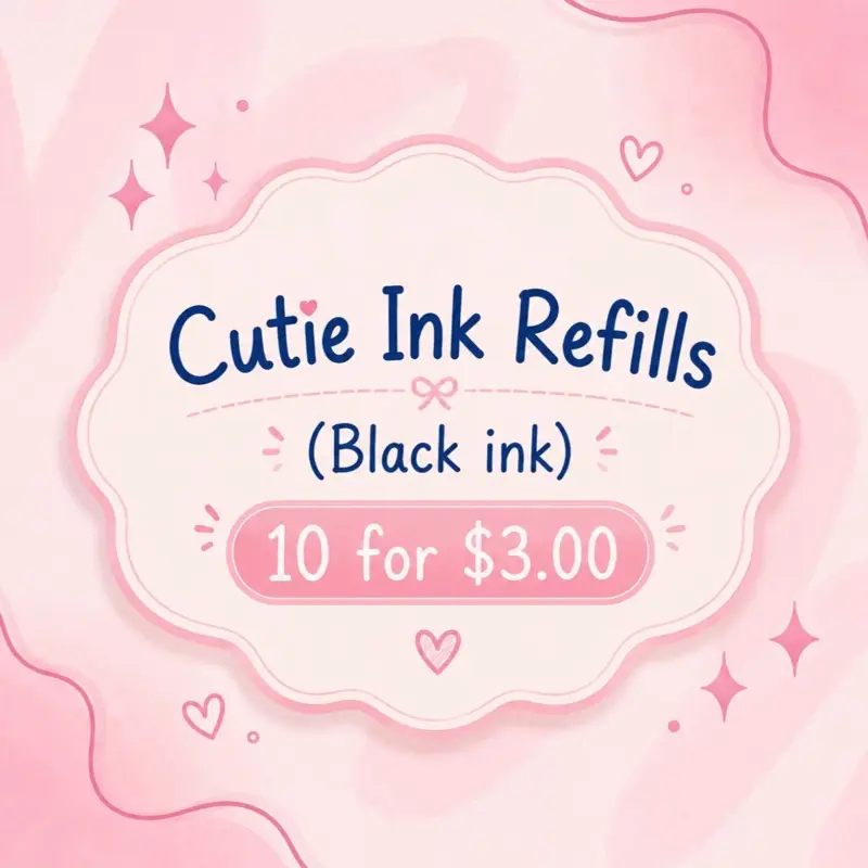 Black Ink Refills-10 in a pack