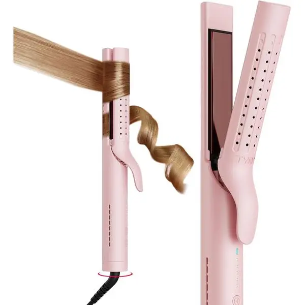TYMO Airflow 2.0 Curling Iron Flat Iron-Hair Straightener and Curler 2 in 1