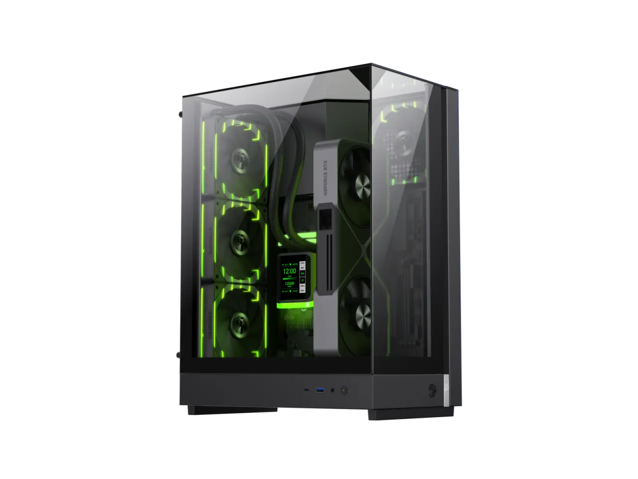 Case m y t nh Gamdias ATHENA M4M Black ARGB CAATHEM4MBLGA