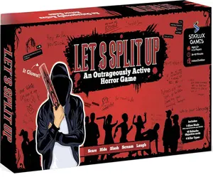 Let's Split Up - an Outrageous Horror Spoof Game | Ages 12+, 4-12 Players | Halloween Games for Teens | Horror Board Games Alternative | Outdoor Games | Teen Boys Gift Ideas | Pulse-Pounding Thrills!