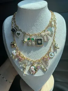 Custom Charm Necklace - Elegant Design with Unique Charms, Perfect for Any Occasion