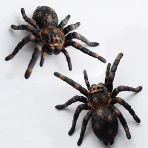 2 Realistic Spider Models, Decorative Ornaments, Educational Toys, Birthday Party Gifts, Halloween Christmas Easter Day Gifts, Festive Atmosphere Decorations