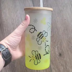 Bee Glass Cup