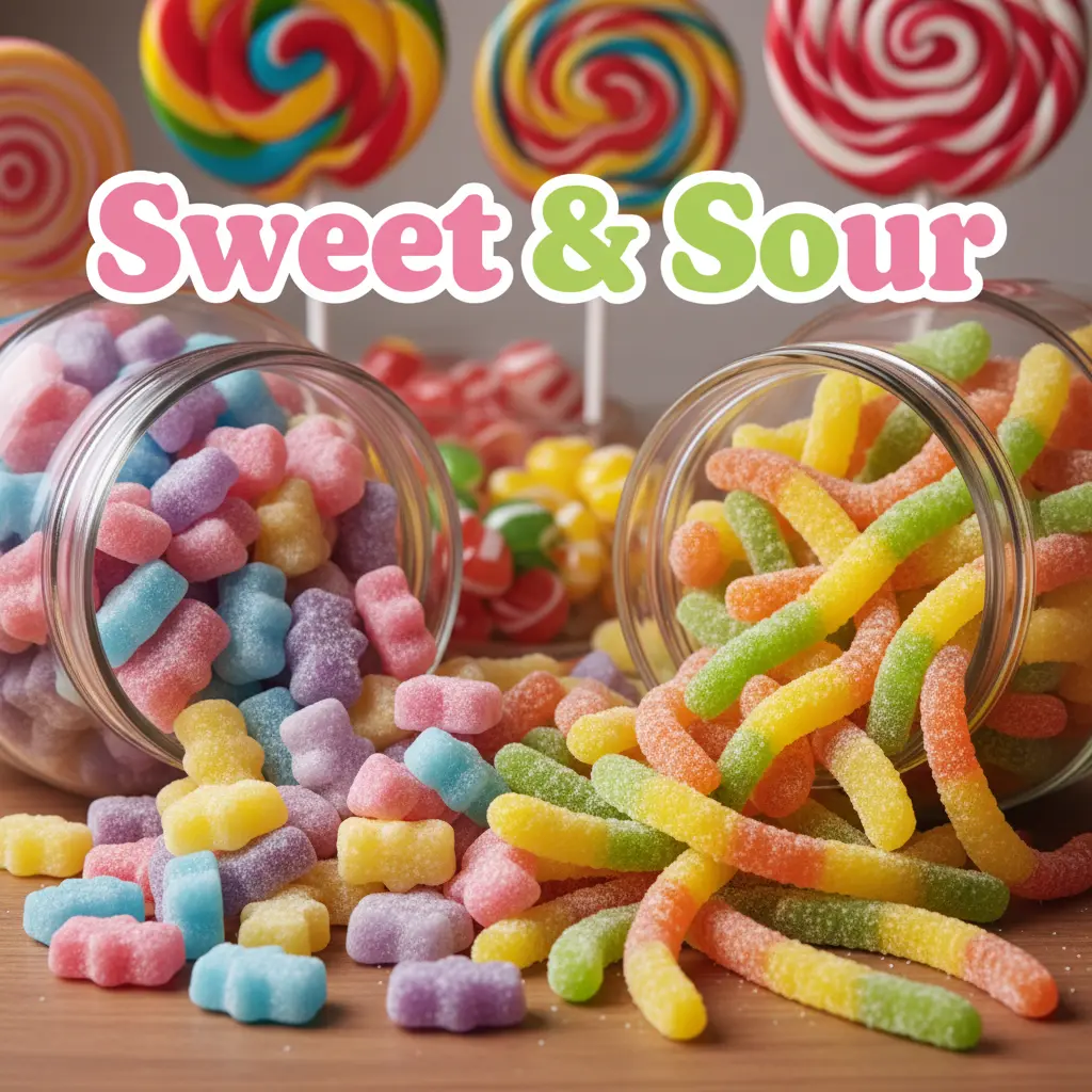 Sweet and/or Sour Themed Gummy Assorted Mix