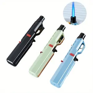 (Butane Not Included) High-Temperature Ignition, Windproof Design, Non-Slip Handle - Suitable For Camping, Barbecues, Fireplaces, Candle Lighting - Compatible With Butane Canisters (Fuel Not Included)