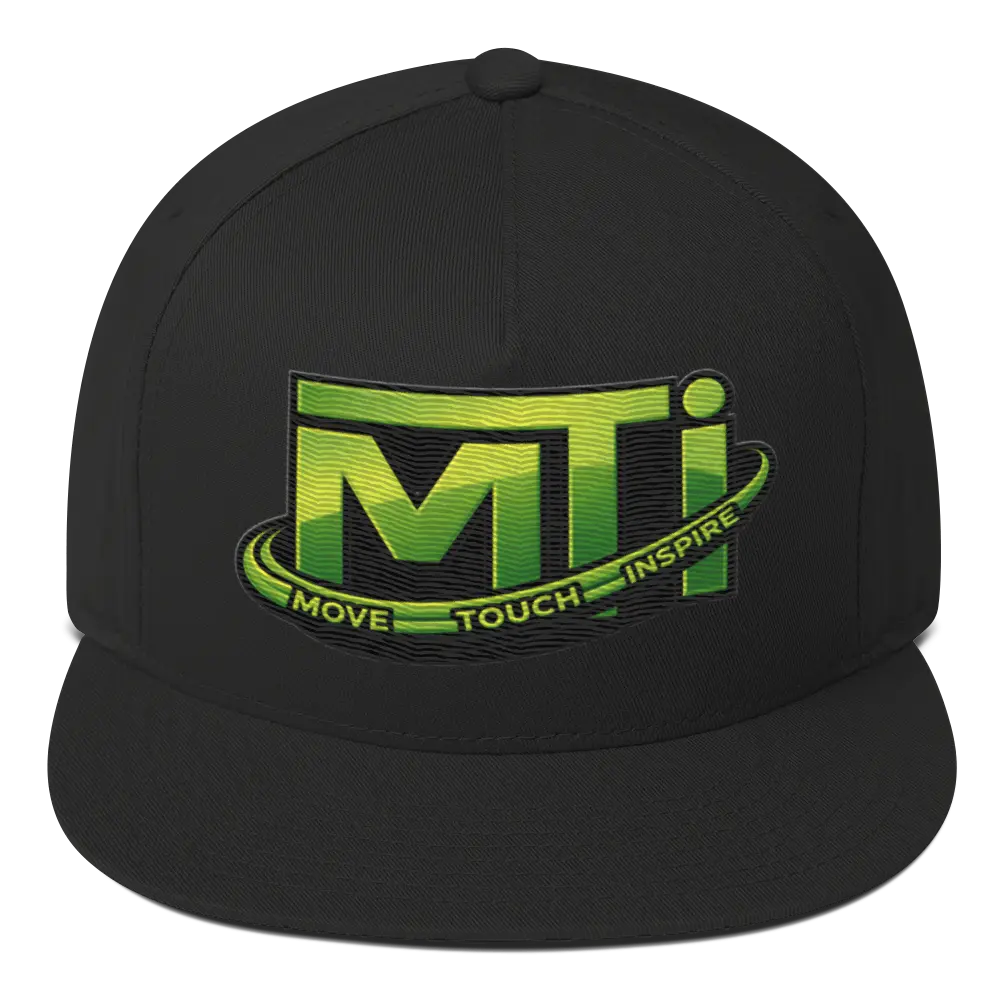 @genesis_live_official_ww "MTI" by G.L.O.W Flat Bill Cap| OFFICIAL AGENCY MERCH