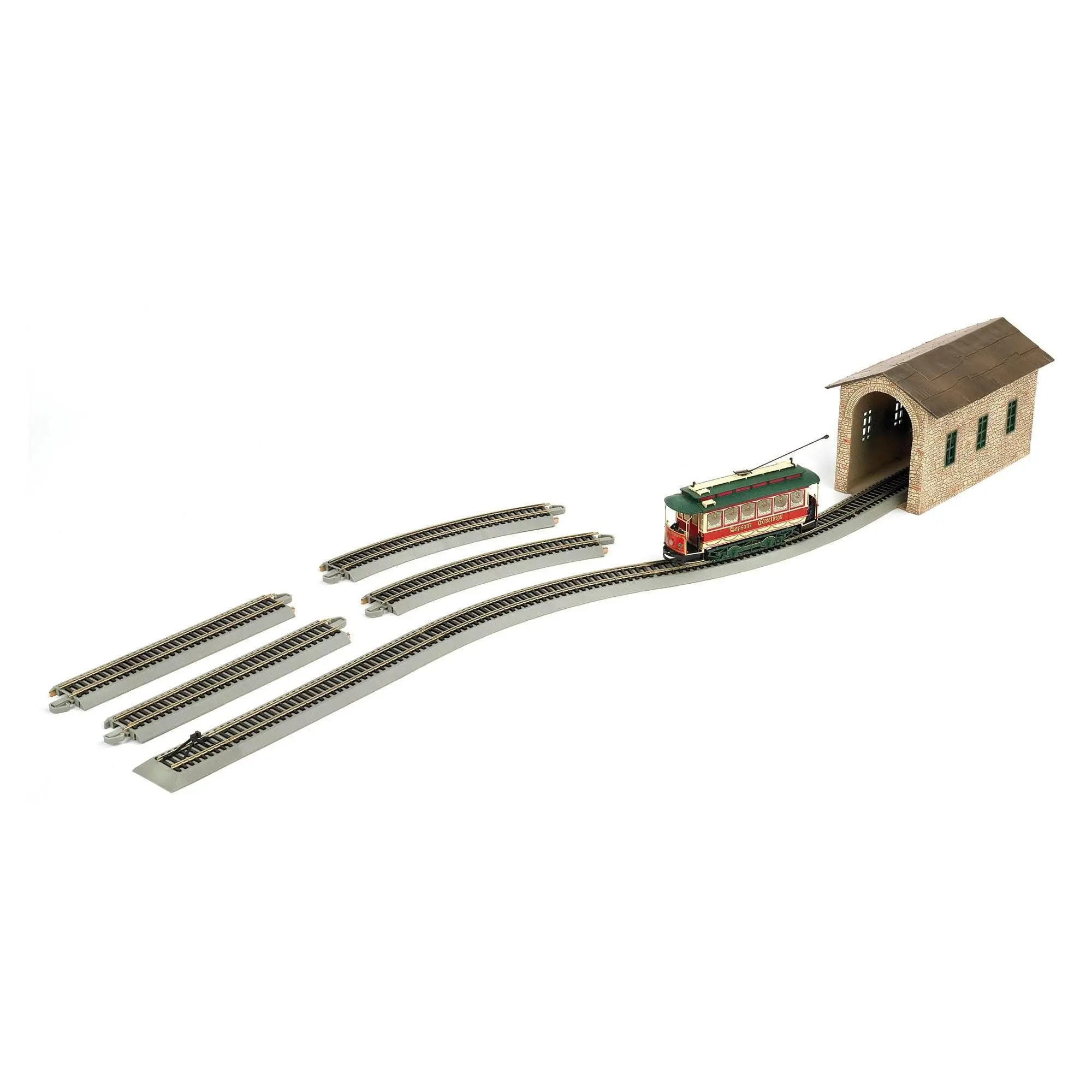 Bachmann Trains Village Streetcar Xmas Set