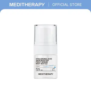Refillable Empty Hyaluronic Acid Skin Booster First Serum Mist Spray Bottle 30ml (Serum Not Included) | MEDITHERAPY Official