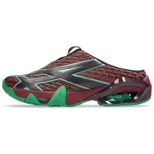 KIKO KOSTADINOV x ASICS GEL-STYRAX Low-Top Running Shoes for Men in Burgundy Green, Comfortable Daily Wear Trending Shoes, House White Official Shoes to Get / Maison Mihara