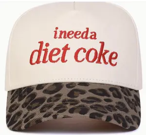 Embroidered Diet Coke  Baseball Cap Unisex Trucker Hat