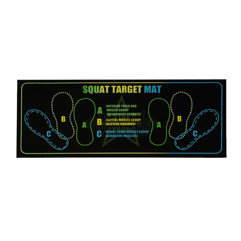 2-Tone Non-Slip Squat Pad with Targeted Muscle Support, Durable Rubber Fitness Equipment for Gym & Home Workouts, Ideal Christmas or Birthday Gift, Two-Tone