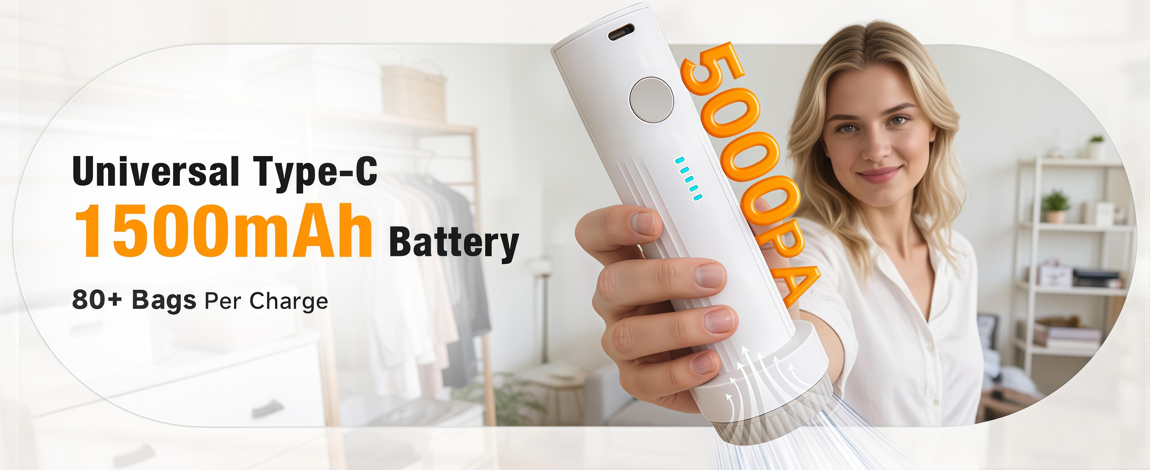 【Essential for Travel 】30/15 Pack Cordless Travel Vacuum Storage Compression Bag Set with Rechargeable air Pump Waterproof & Reusable Compression Packing Bags for 2 Size,140L/Min Powerful Air Removal，Perfect for Carry-On Suitcases, Organiser