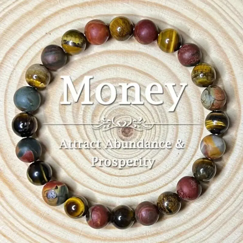 Tiger Eye Stone+Agate Bracelet