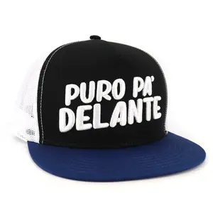 Puro Pa' Delante Navy/Black/White flat visor hat