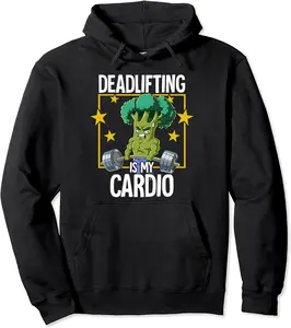 Broccoli Gym Weight Training Deadlift Pullover Hoodie - Jasminean Shop 72B0BT4Y3GDV