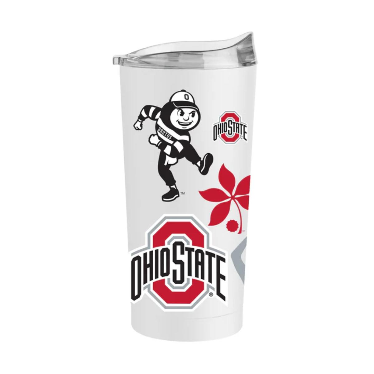 Ohio State Buckeyes Mascots Tumbler Stainless Steel – University NCAA Mug Tumbler Cup 12oz 20oz 30oz With Lid Straw