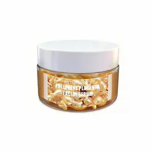 K-Beauty Aloe Fullerene Capsule Anti-Wrinkle Serum - Drumstick-Shaped Single-Dose, Targets 1st Aging Signs, Deeply Nourishes & Smooths, 30g/1.05 oz