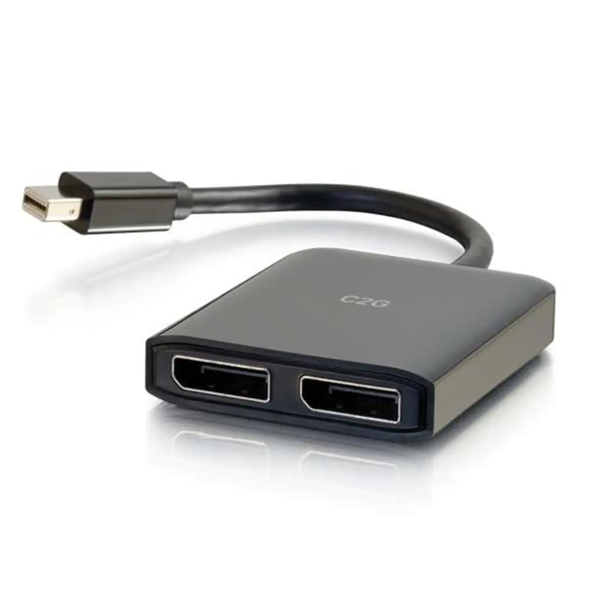 212 MAIN Mini DisplayPort to HDMI MST Hub, 2-Port Computer Accessories Digital Device with Dual Output Monitor Splitter