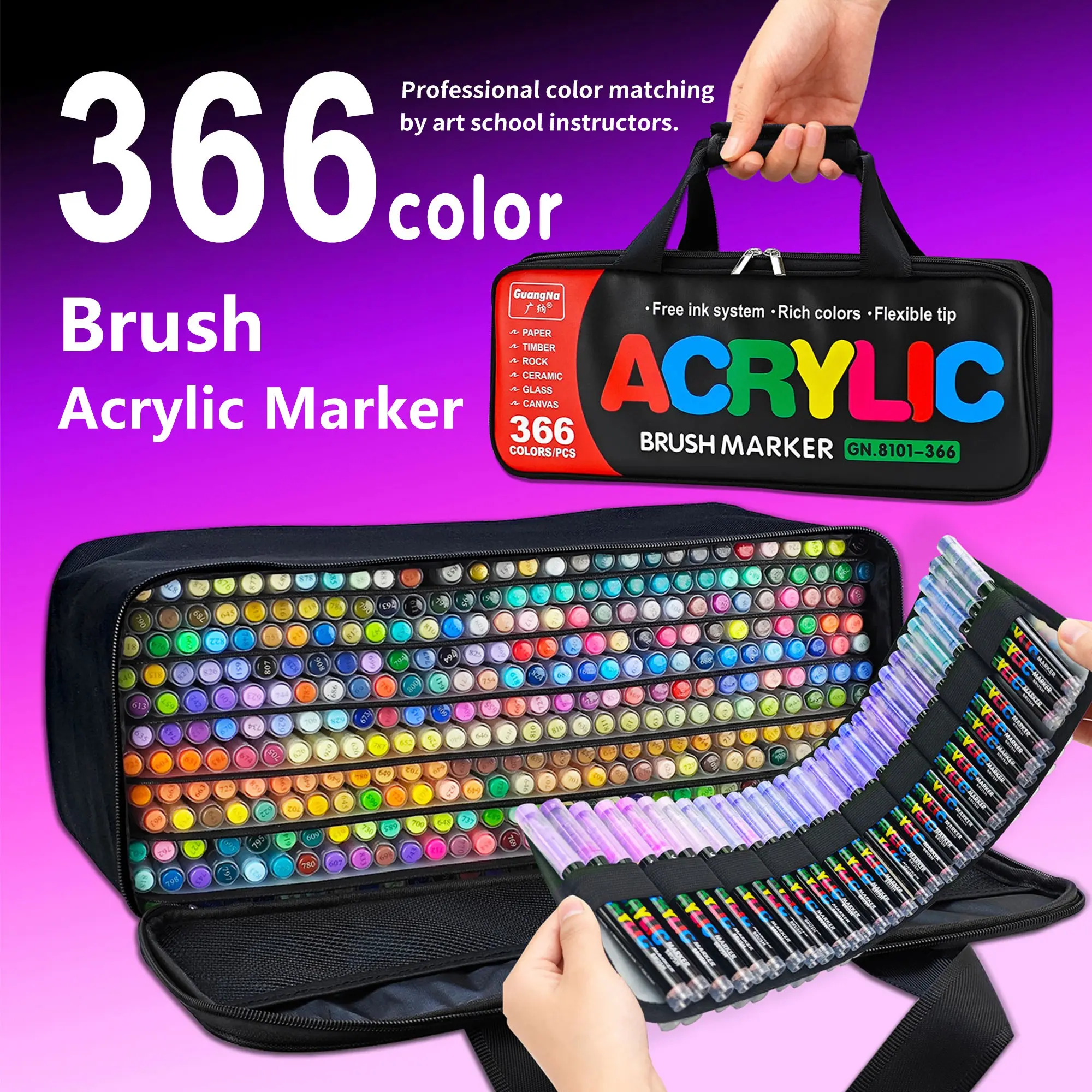 Valentine's Day Professional Art Pens, Artist Supplies, Art Materials, 12-72 Colors, Soft Tip Liquid Design, Ideal for DIY Christmas Graffiti, Full Color Easy Application, Crafts Art Supplies, Coloring Supplies