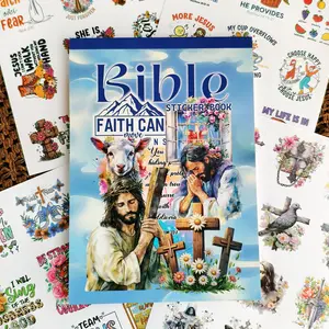 Vintage Floral & Christian Bible Verse Sticker Collection - Inspirational Christian Faith Quotes & Torn Paper Memos for Devotional Journaling Scrapbooking