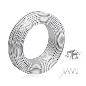 Special Offer 8m Roll Soft Potting Aluminum Wire, Flexible Anodized Aluminum for Tree Shaping, Durable Plant Sculpture Wire, Ideal for Gardening Enthusiasts