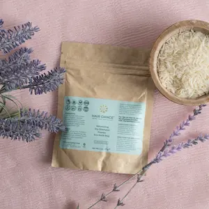 Dry Shampoo Powder Eco-Refill Bag in Lavender | Organic Ingredients | Lightweight & Volumizing (2 oz) | Made In USA | Haircare