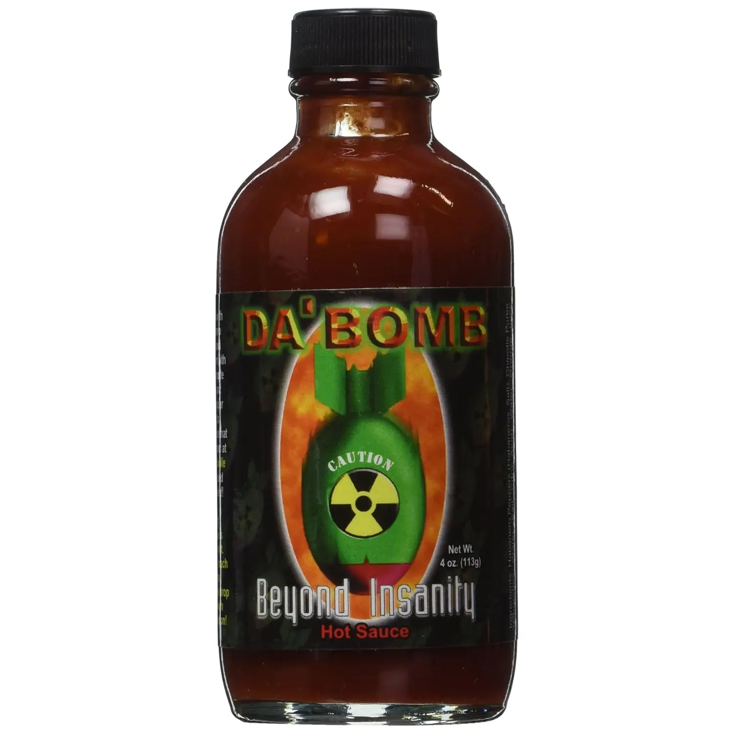 Da Bomb Beyond Insanity Hot Sauce, Bottle