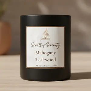 12oz Mahogany Teakwood Scented Candle
