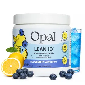 Opal LeanIQ Energy & Focus Drink Mix, Clean Energy, Mental Clarity & Mood Support with goBHB Ketones, Natural Caffeine, L-Theanine, Rhodiola & B6, Sugar Free, 0g Sugar, 10 Calories