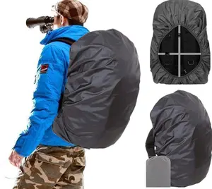 Waterproof Backpack Rain Cover 12000mm Water Resistance Upgraded Antislip Buckle Strap Durable 4-Layer Construction for 40-50L Backpacks
