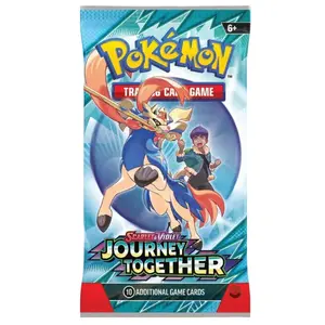 Pokémon Trading Card Game Journey Together Single Booster Pack 10 Cards Sealed Authentic Cards Pack Art May Vary
