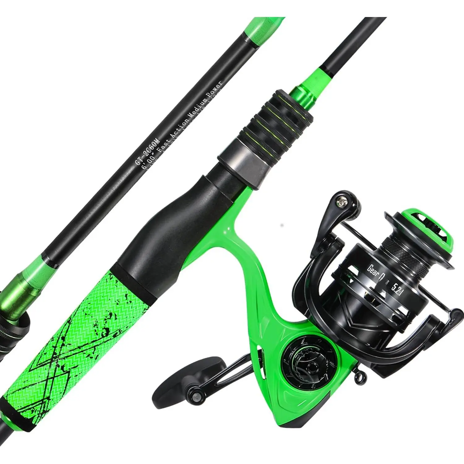 One Bass Fishing Rod and Reel Combo, Spinning Combo with SuperPolymer  Handle - TikTok Shop